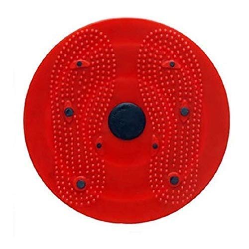 Tree Fit Acupressure Tummy Trimmer Twister with Pyramids n Magnets Useful for Figure Tone-Up Abdominal Waist Trimmer + Abs Exerciser Body Toner + Fat Buster (Red)