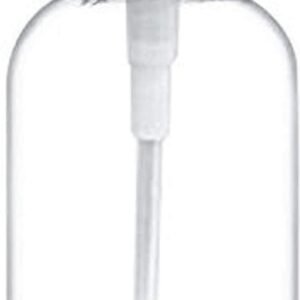 TREEFIT Transparent Fine Mist Spray Bottles 500ml Leakproof Reusable Plastic Sprayer for Perfume, Sanitizer, Beauty, Cleaning, Water & Travel Use (Pack of 15)