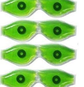 Tree Fit Aloe Vera Cool Gel Eye Mask Summer Ice Cooling Sleeping Mask for Eye Patches Remove Dark Circles Fatigue Cool Eyes Care (pack of 10 masks)