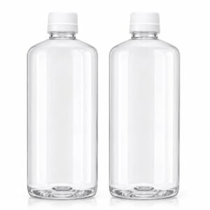 Tree Fit 500ml Fine Mist Spray Bottle Refillable Transparent Plastic Empty Spray Bottles for Sanitizer, Hair Spray, Perfume, Cleaning, Beauty & Travel Use Leakproof (Pack of 2)