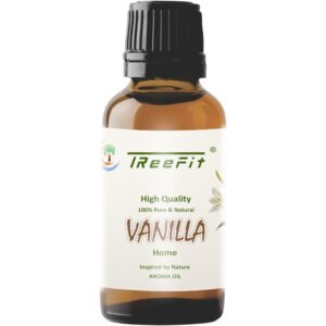Tree Fit Vanilla Fragrance Aroma Oil 20ml | Pure Aroma Oil for Diffusers, Air Fresheners | Relaxing Aromatherapy Oil for Home Fragrance | Helps in Concentration, Meditation & Stress Relief