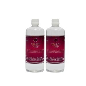 Tree Fit Acetone | Multipurpose Nail Polish Remover, Glass Cleaner, Paint & Stain Remover | Clear Liquid Solvent for Household & Professional Use 500ml x2