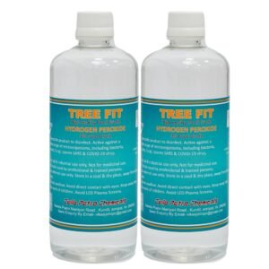 TREE FIT Hydrogen Peroxide 3% Food Grade for Cleaning, Disinfecting, Hydroponics, Gardening, Farming & Household Use (500 X 2 = 1000 ML)