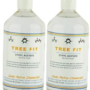 Tree Fit Ethyl Acetate Liquid | Multipurpose Solvent for Paints, Varnishes, Lacquers, Cleaning Mixtures, Perfumes, Nail Polish Remover, & Coffee Beans Decaffeination 250ml Pack of 2