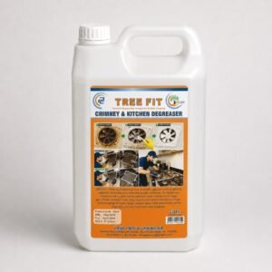 TREE FIT Professional Kitchen Degreaser Spray, Chimney Cleaner for Oil, Grease, Gas Stove, Hob, Sink & Tiles - 5 LTR.