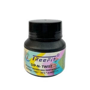 Tree Fit Dip & Twist Nail Polish Remover, Infused with Vitamin E and Almond Oil, Nourishing Formula, Gentle Nail Polish Remover