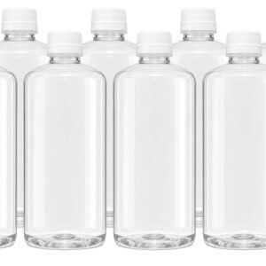 TREEFIT 500 ML Empty Refillable Fine Mist Spray Bottle Transparent Plastic Atomizer Bottles for Face, Hair, Sanitizer, Gardening, Makeup & Home Use (PACK OF 10)