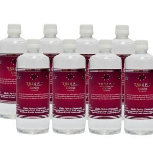 TREE FIT Acetone for Nail Polish Remover & Gel Acrylic Remover ( 500 ml ) – 99.99% Pure Professional Grade Solvent for Paint, Resin & Adhesive - Pack of 8