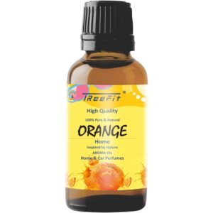 Tree Fit Orange Fragrance Aroma Oil 20ml | Pure Aroma Oil for Diffusers, Air Fresheners | Energizing Aromatherapy Oil for Home Fragrance | Helps in Mood Uplift, Focus & Stress Relief
