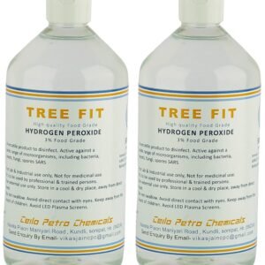 TREE FIT Hydrogen Peroxide 3% Food Grade Multiuse Cleaner for Bathroom, Kitchen, Gardening & Household Surfaces (250 X 2 = 500 ML)