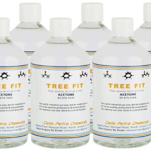 Tree Fit Acetone | Nail Polish Remover | Cleaning Glass Remover | Remove Paint And Stuff Marks | Clear | (250 X 8 =2000 ML)