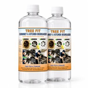 TREE FIT Chimney Degreaser Spray, Kitchen Oil Stain Remover for Stove, Countertop, Tiles, Sink, Appliances & Cabinets - 500 X 2 = 1000ML