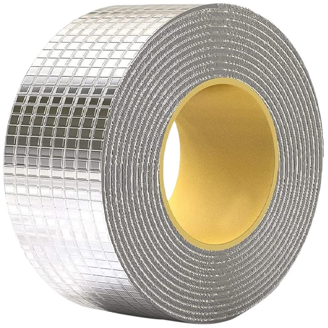Tree Fit 5M Waterproof Aluminium Butyl Rubber Tape for Leakage Repair, Hot & Cold Temperature Aluminium Foil Tape (Pack Of 1)