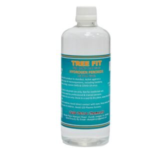 TREE FIT Hydrogen Peroxide 3% Food Grade Multiuse Disinfectant for Cleaning, Farming, Gardening, Hydroponics & Odor Removal (500 X 1= 500 ML)