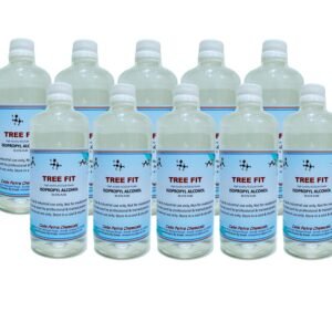 TREE FIT IPA Iso-Propyl Alcohol 99.9% [(CH3)2-CH-OH] CAS: 67-63-0 Pack of 5000 ML | Pack of 10 | (500 ML X 10 = 5000 ML)