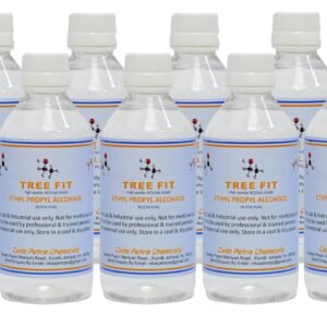 TREE FIT Ethyl Propyl Alcohol 99.99% Pure Antiseptic Liquid | Multi-Purpose Cleaning Solvent for Paints, Varnishes, Inks, Resins & Hand Sanitizer | Skin Friendly Formula | Pack of 8 x 250ml