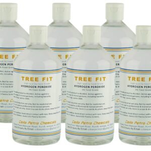 TREE FIT Hydrogen Peroxide 3% Food Grade Surface Cleaner for Household Use, Gardening, Hydroponics & Farming (250 X 6 = 1500 ML)