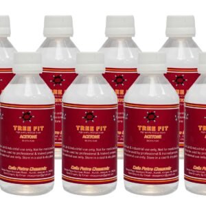 Tree Fit Acetone | Multipurpose Nail Polish Remover, Glass Cleaner, Paint & Stain Remover | Clear Liquid Solvent for Household & Professional Use 250ml Pack of  8